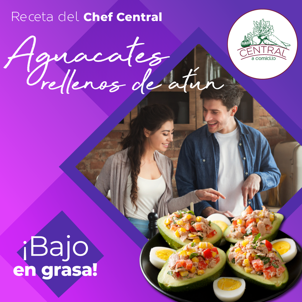 Receta: Aguacates Rellenos De Atún Fáciles Y Rápidos