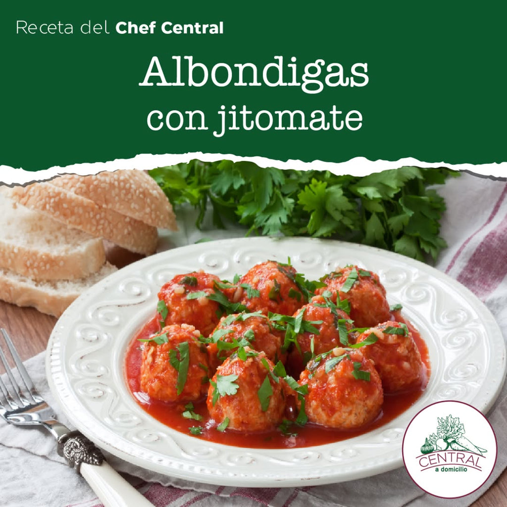Receta: Albondigas Con Jitomate Fáciles Y Rápidas