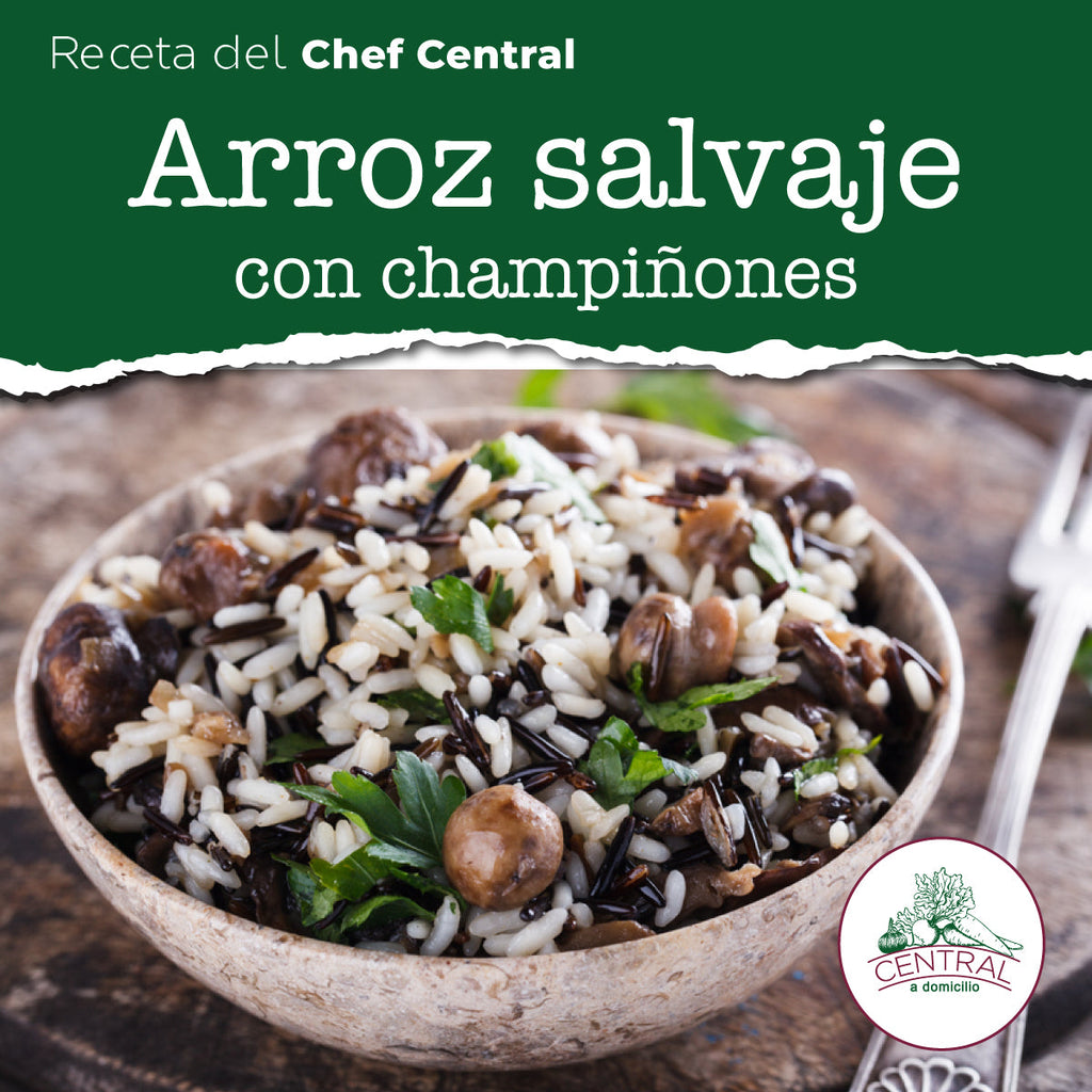 Receta: Arroz Salvaje Con Champiñones Fáciles Y Rápidos