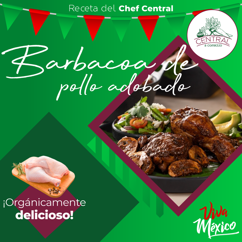 Receta: Barbacoa De Pollo Adobado Fácil Y Rápido
