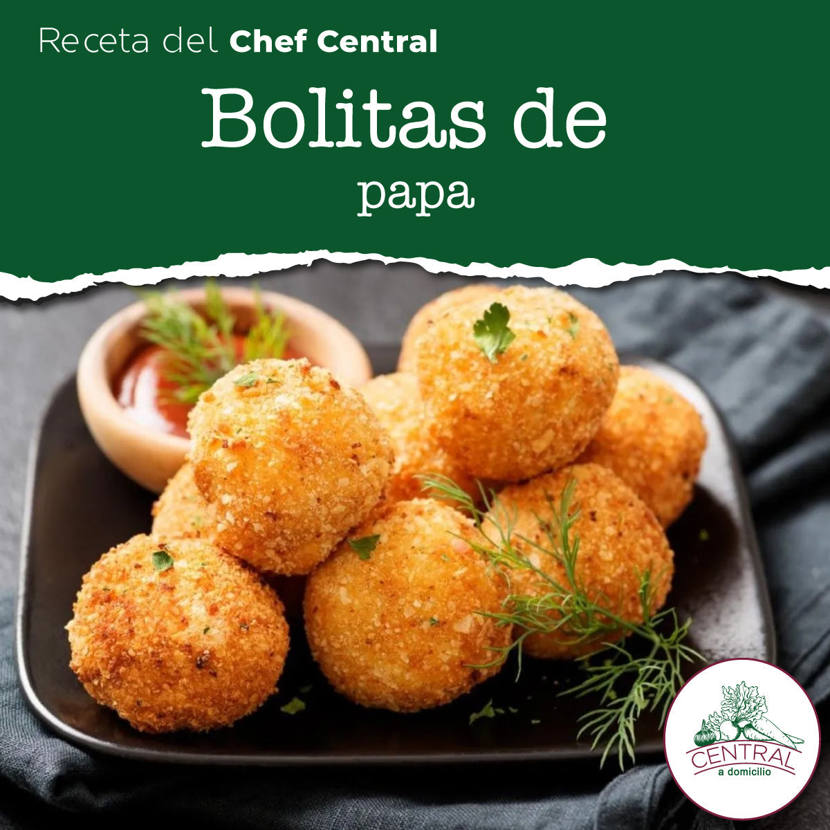 Receta: Bolitas De Papa Fáciles Y Rápidas – Central a Domicilio