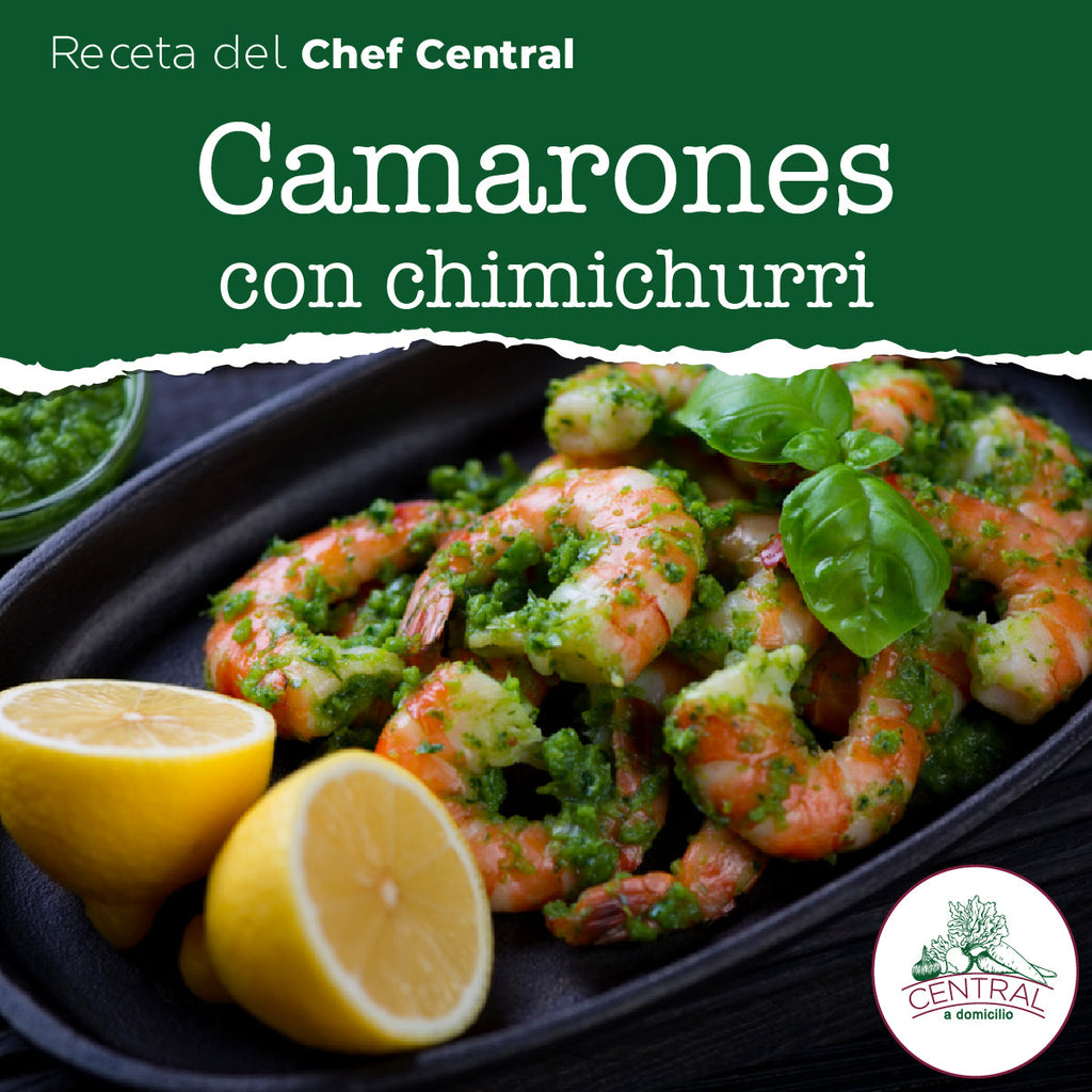 Receta: Camarones Con Chimichurri Fáciles Y Rápidos