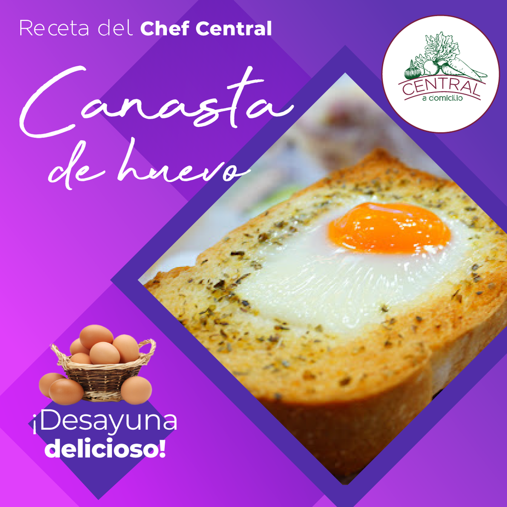 Receta: Canasta De Huevo Fácil Y Rápido
