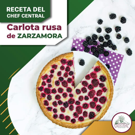 Receta: Carlota Rusa De Zarzamora Fácil Y Rápida – Central a Domicilio