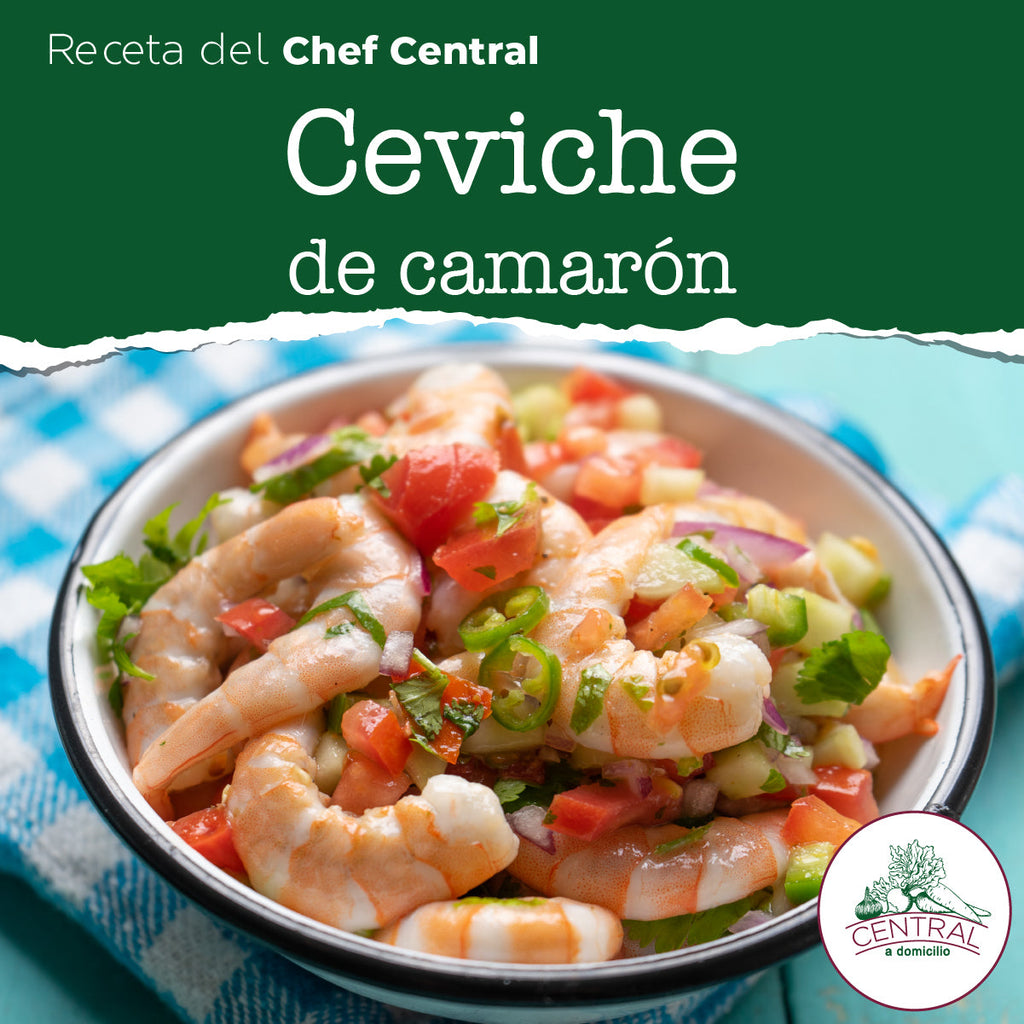 Receta: Ceviche De Camarón Fácil Y Rápido