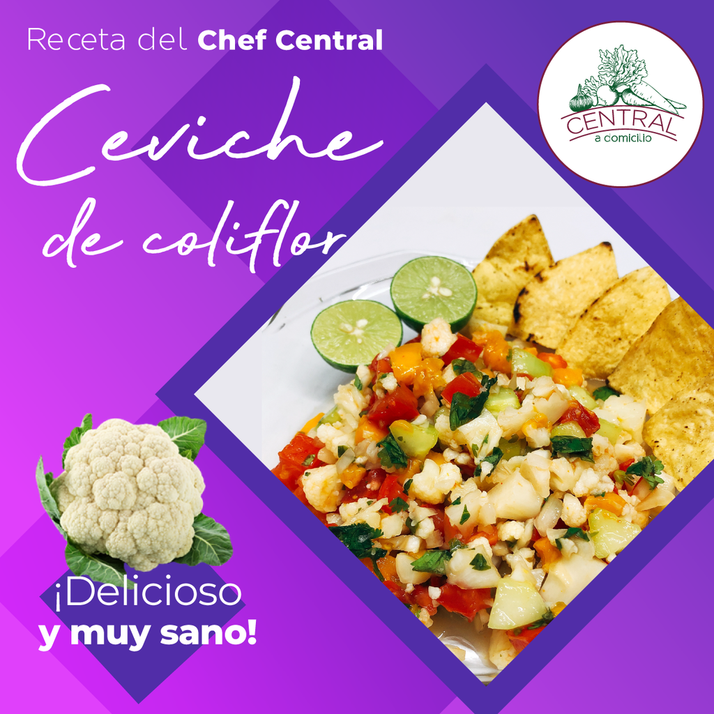 Receta: Ceviche De Coliflor Fácil Y Rápido
