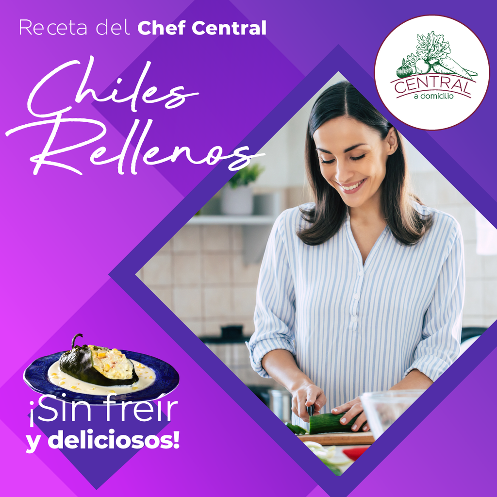 Receta: Chiles Rellenos Fáciles Y Rápidos