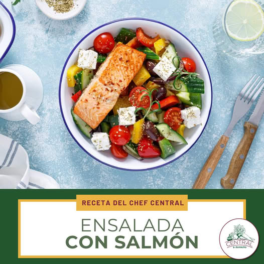 Receta: Ensalada Con Salmón Fácil Y Rápida