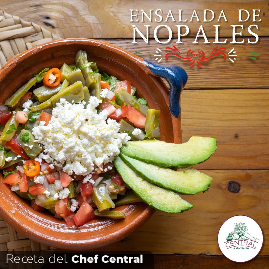 Receta: Ensalada De Nopales Fácil Y Rápida
