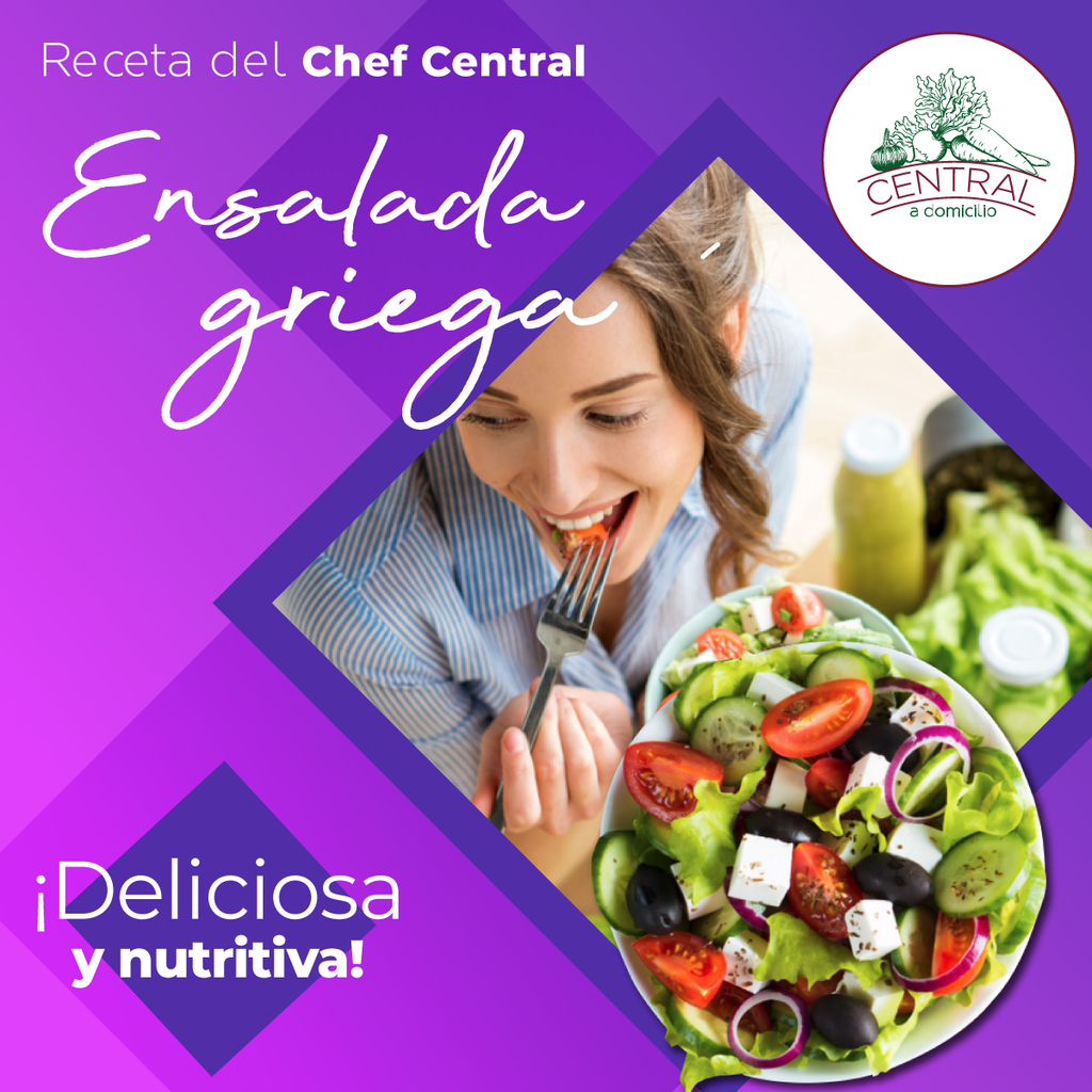 Receta: Ensalada Griega Fácil Y Rápida