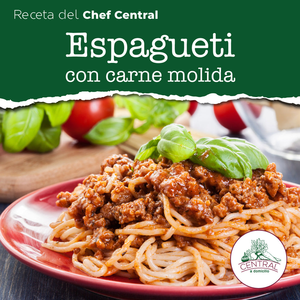 Receta: Espagueti Con Carne Molida Fácil Y Rápido