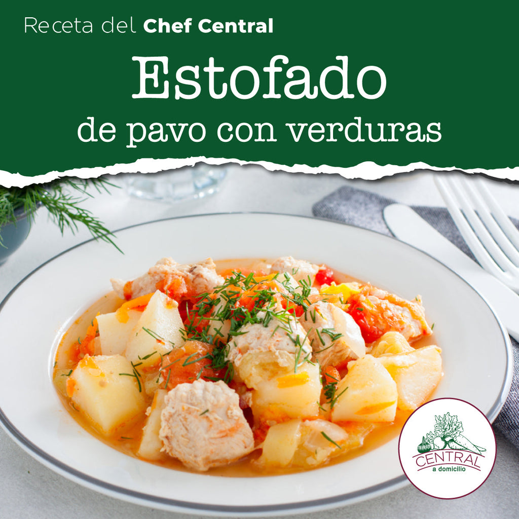Receta: Estofado De Pavo Con Verduras Fácil Y Rápido