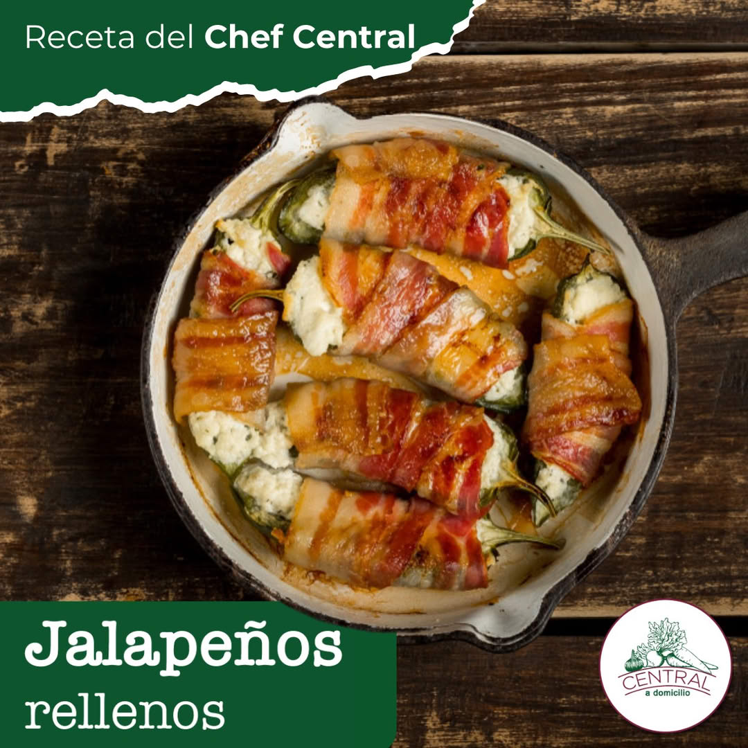 Receta: Jalapeños Rellenos Fáciles Y Rápidos – Central a Domicilio