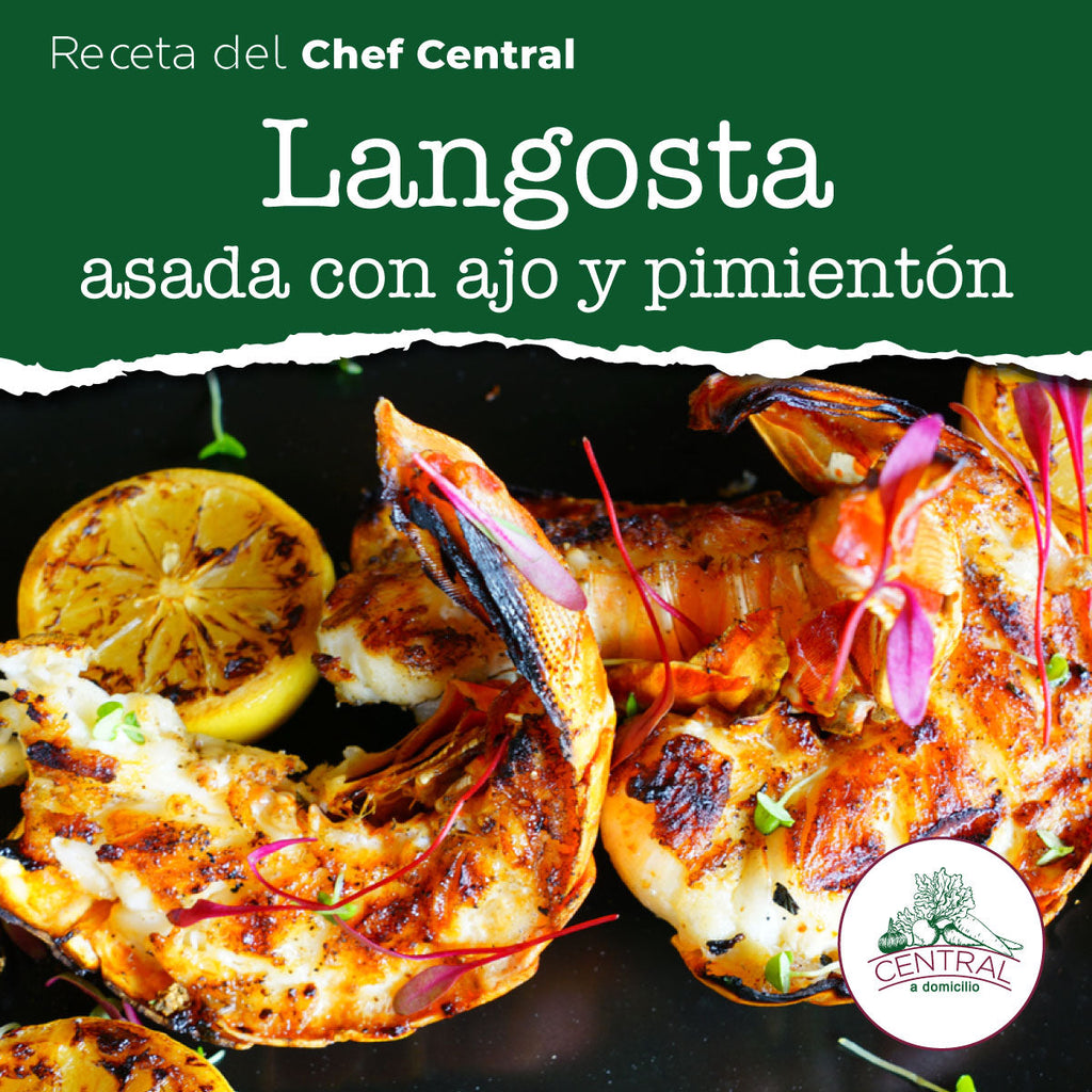 Receta: Langosta Asada Con Ajo Y Pimientón Fácil Y Rápida