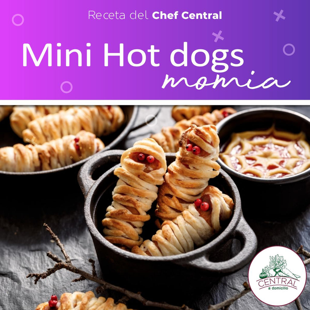 Receta: Mini Hot Dogs Momia Fáciles Y Rápidos