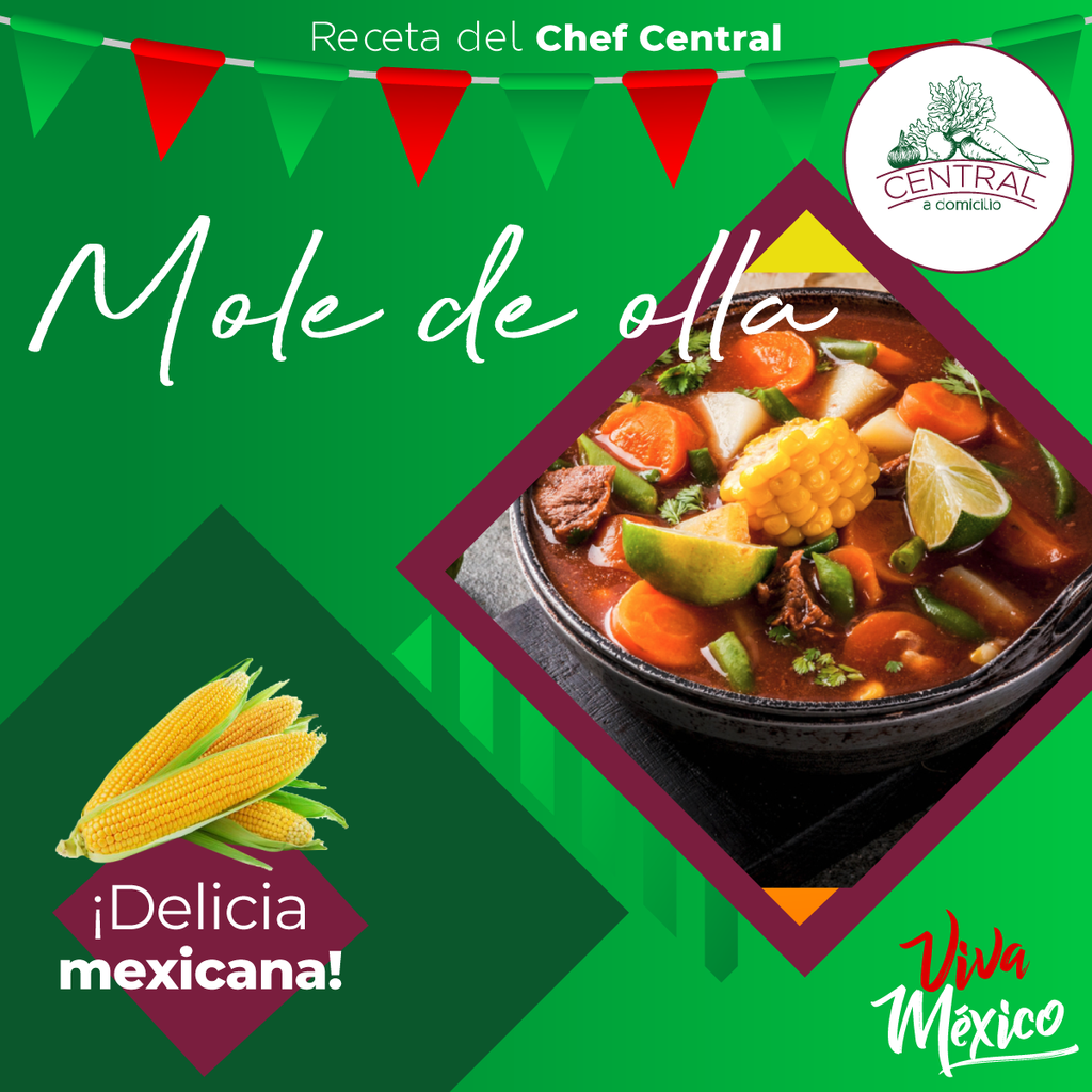 Receta: Mole De Olla Fácil Y Rápido