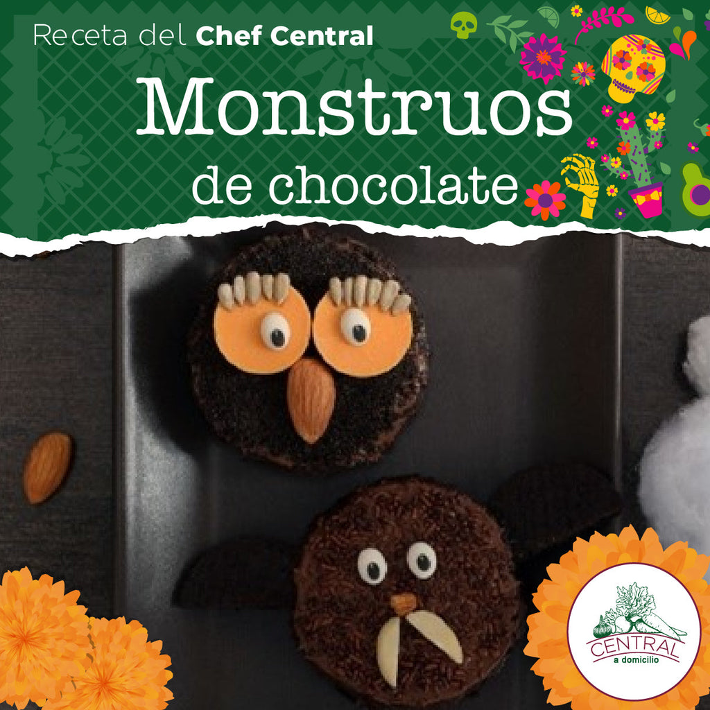 Receta: Monstruos De Chocolate Fáciles Y Rápidos