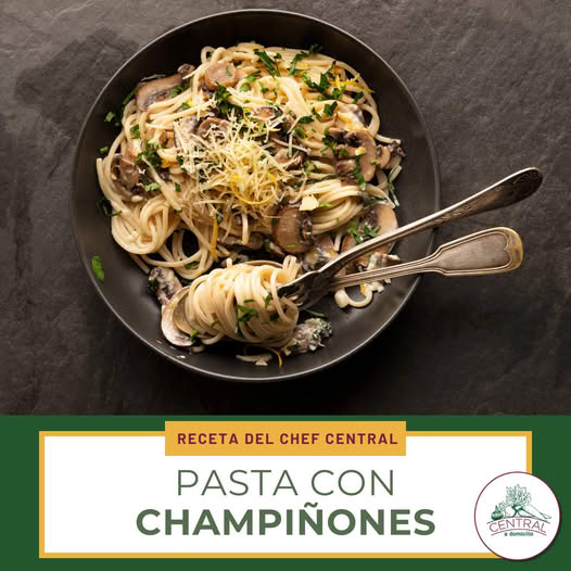 Receta: Pasta con Champiñones Fácil Y Rápida