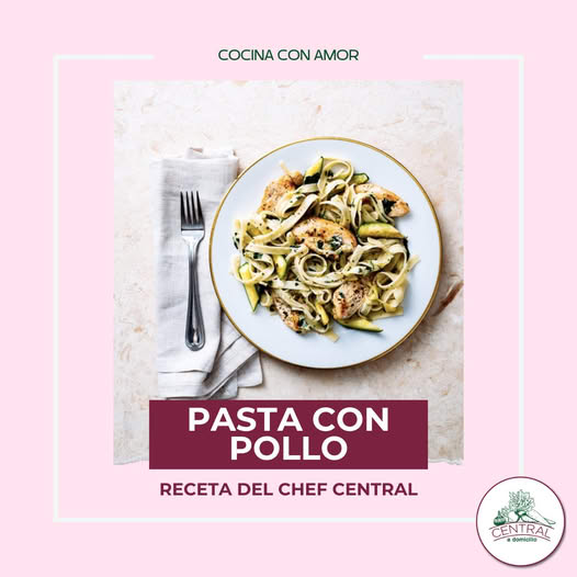 Receta: Pasta Con Pollo Fácil Y Rápida