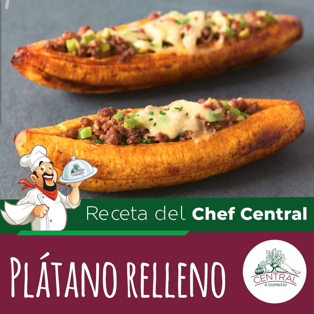 Receta: Plátano Relleno Fácil Y Rápido