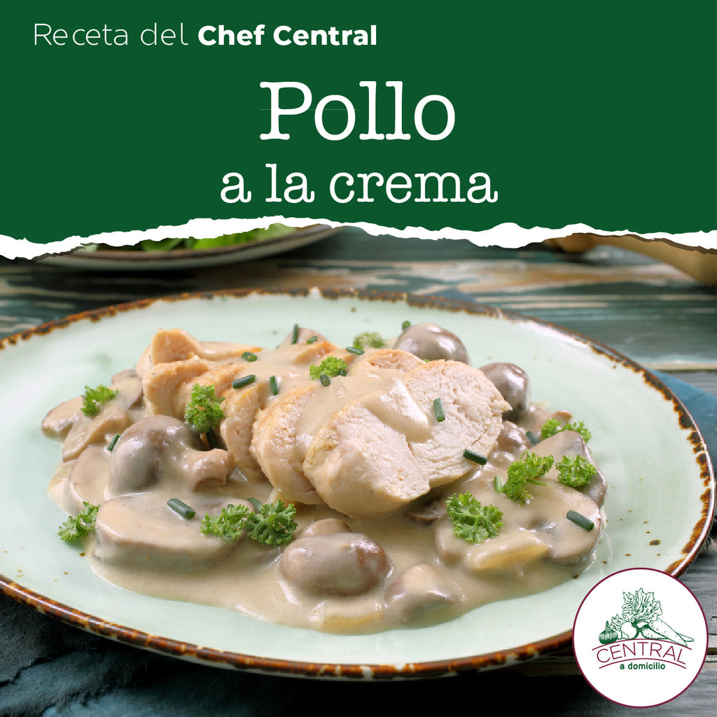Receta: Pollo A La Crema Fácil Y Rápido