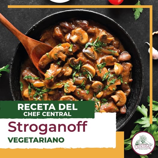 Receta: Stroganoff Vegetariano Vizcaína Fácil Y Rápido