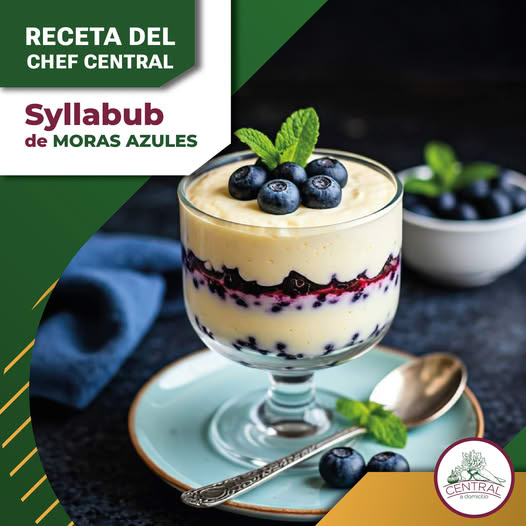 Receta: Syllabub De Moras Azules Fácil Y Rápido