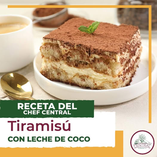 Receta: Tiramisú Con Leche De Coco Fácil Y Rápido