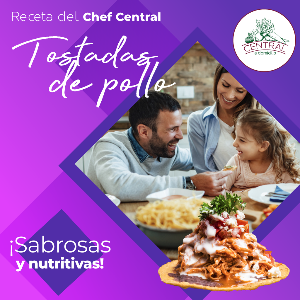 Receta: Tostadas De Pollo Fáciles Y Rápidos
